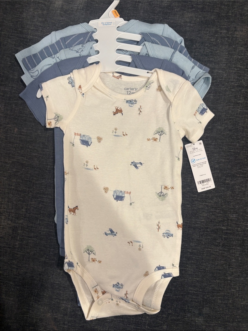Carter's 5 peice Short-Sleeve outfits